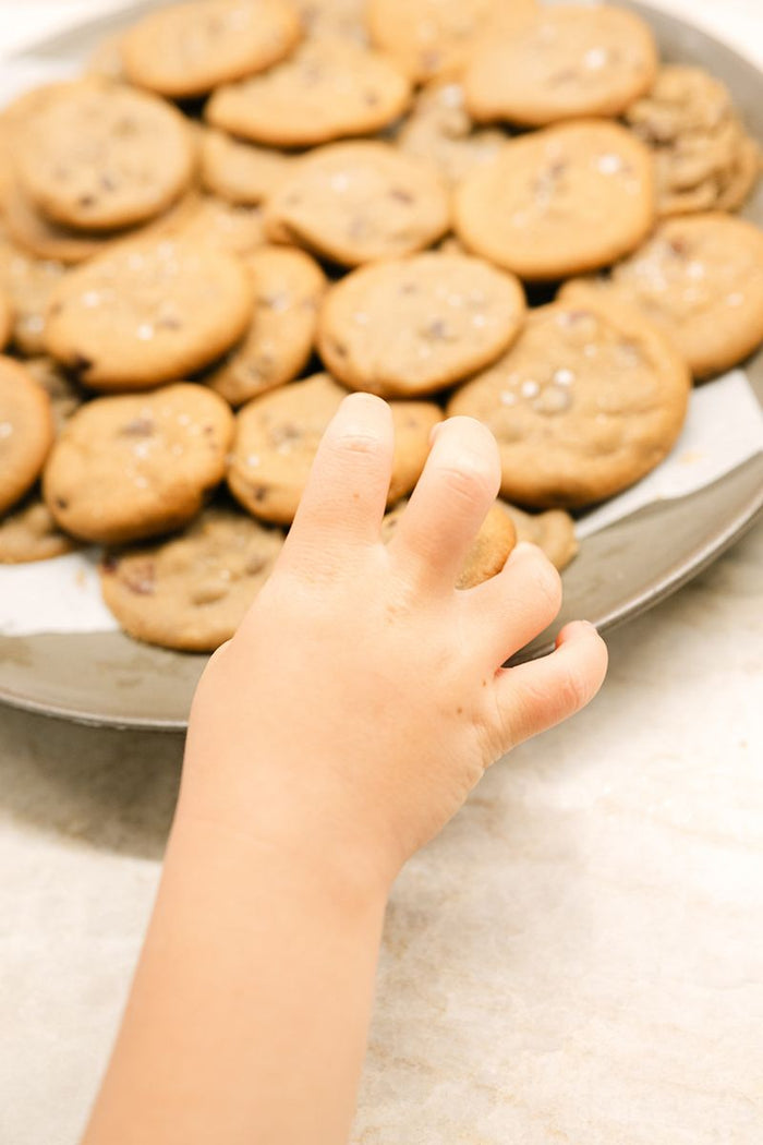 Salted chocolate chip cookies