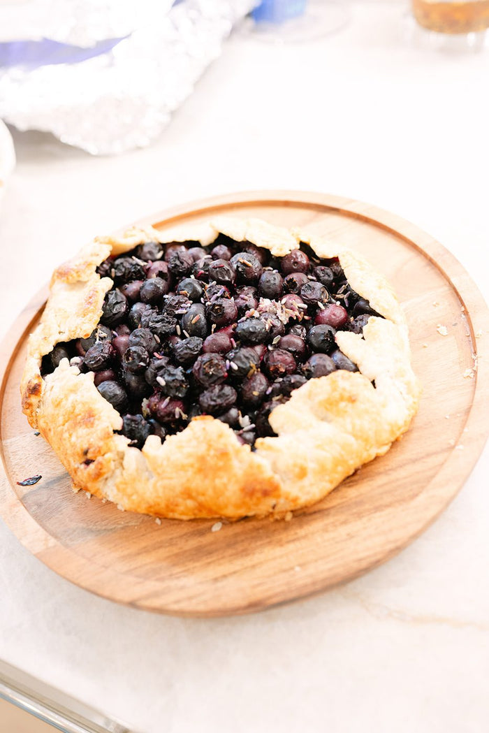 Blueberry galette